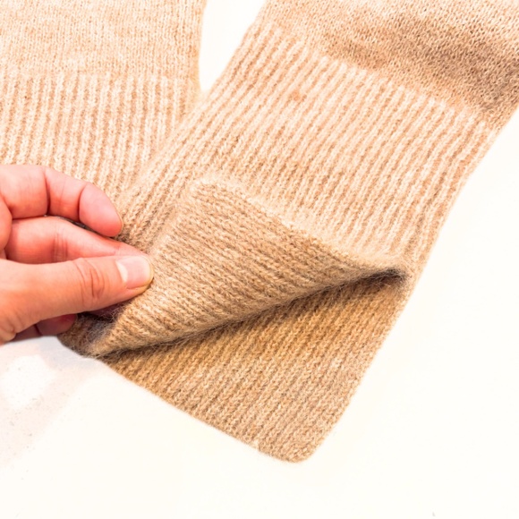 H&M Mohair-Blend Sweater Beige Size S - Picture 9 of 11